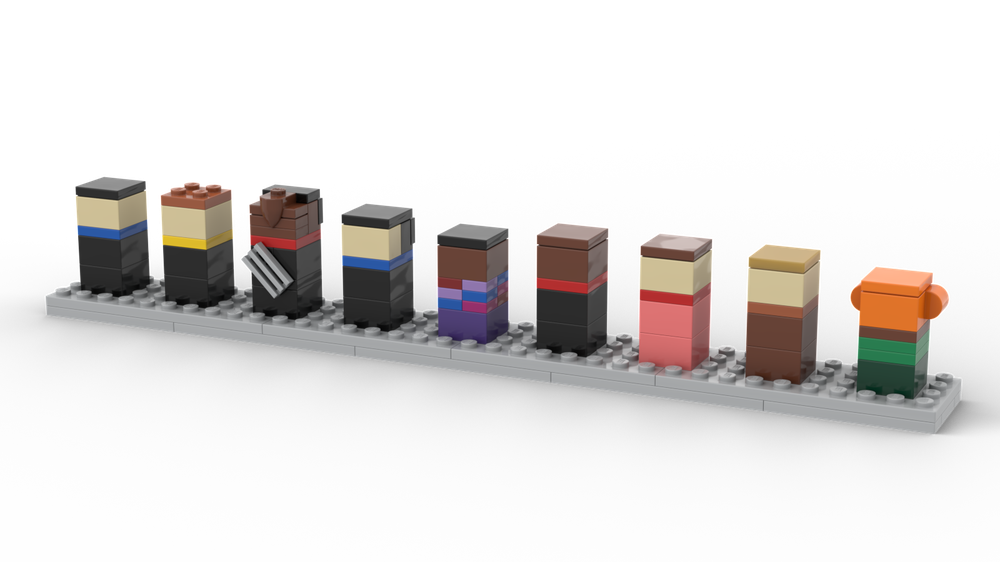 LEGO MOC Minimalistic Star Trek: Deep Space Nine cast by jqno ...