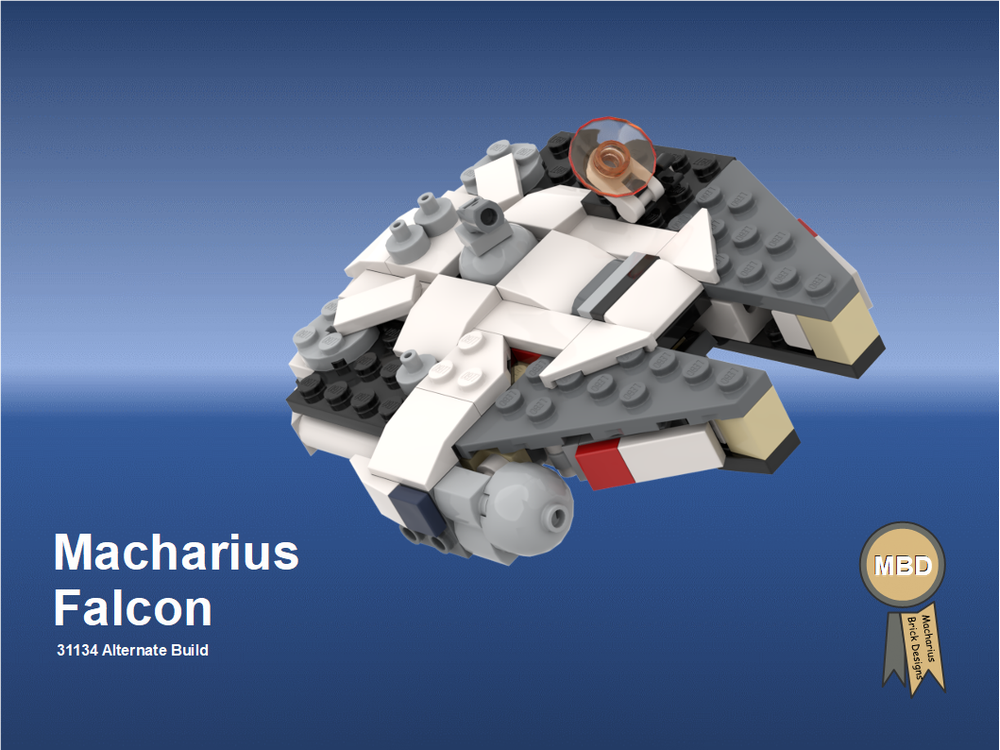 LEGO MOC-159495 Micro-Ships from Above and Beyond, Bundle of 31134