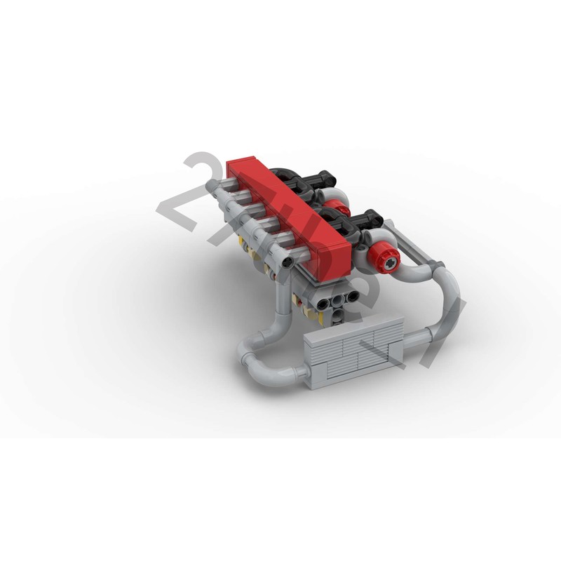LEGO MOC RB26 Nissan Engine by 27the I Rebrickable Build with LEGO