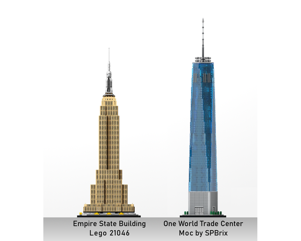 LEGO MOC-159549 One World Trade Center 1:800 Scale by SPBrix ...