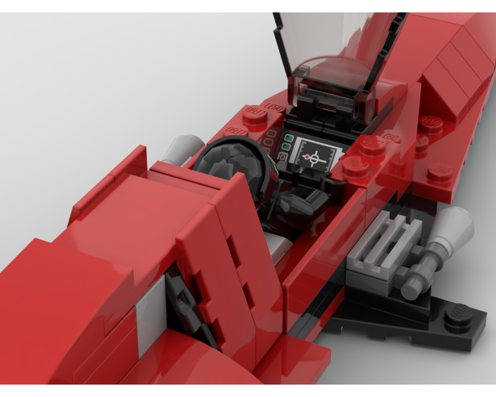 LEGO MOC 31047 Starfighter Red I by R4D3K | Rebrickable - Build with LEGO
