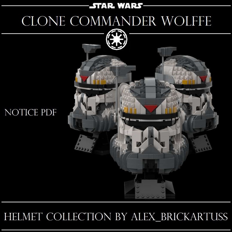 Lego commander best sale wolffe helmet