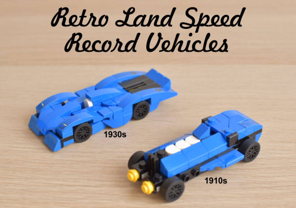 LEGO MOC Retro Speed Record Vehicles from 2 30343 by SomeDude Rebrickable Build with LEGO