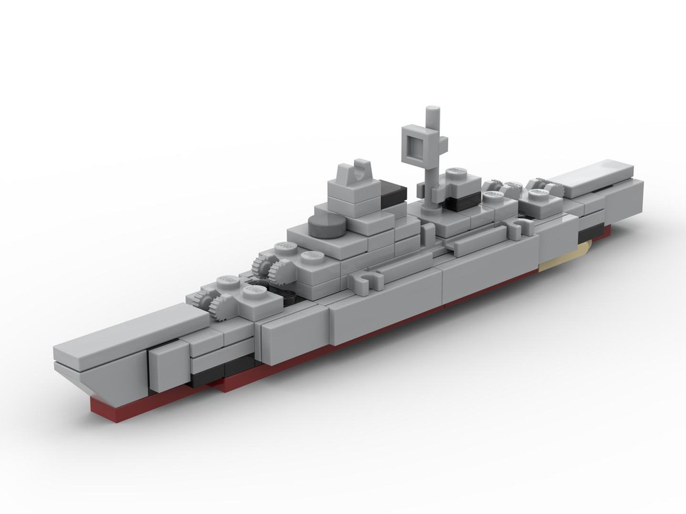 LEGO MOC KMS Bismarck Battleship by The Bobby Brix Channel ...