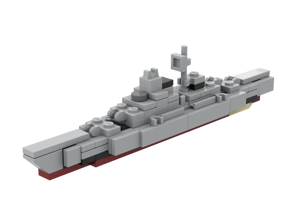 LEGO MOC KMS Bismarck Battleship by The Bobby Brix Channel ...