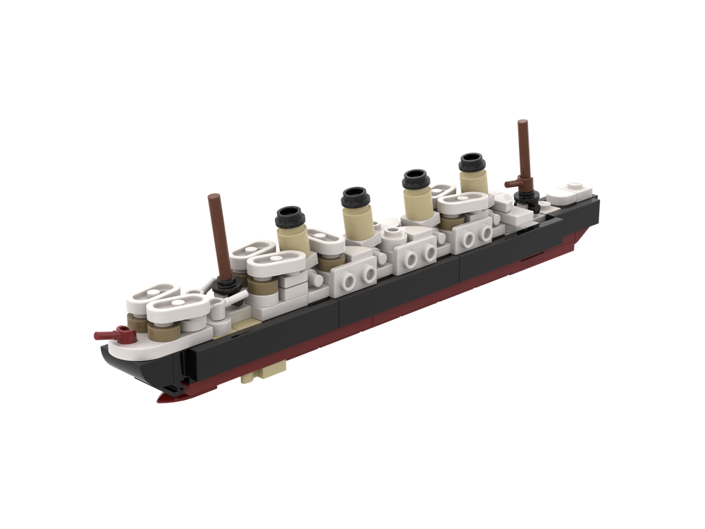 LEGO MOC RMS Britannic by The Bobby Brix Channel | Rebrickable - Build ...