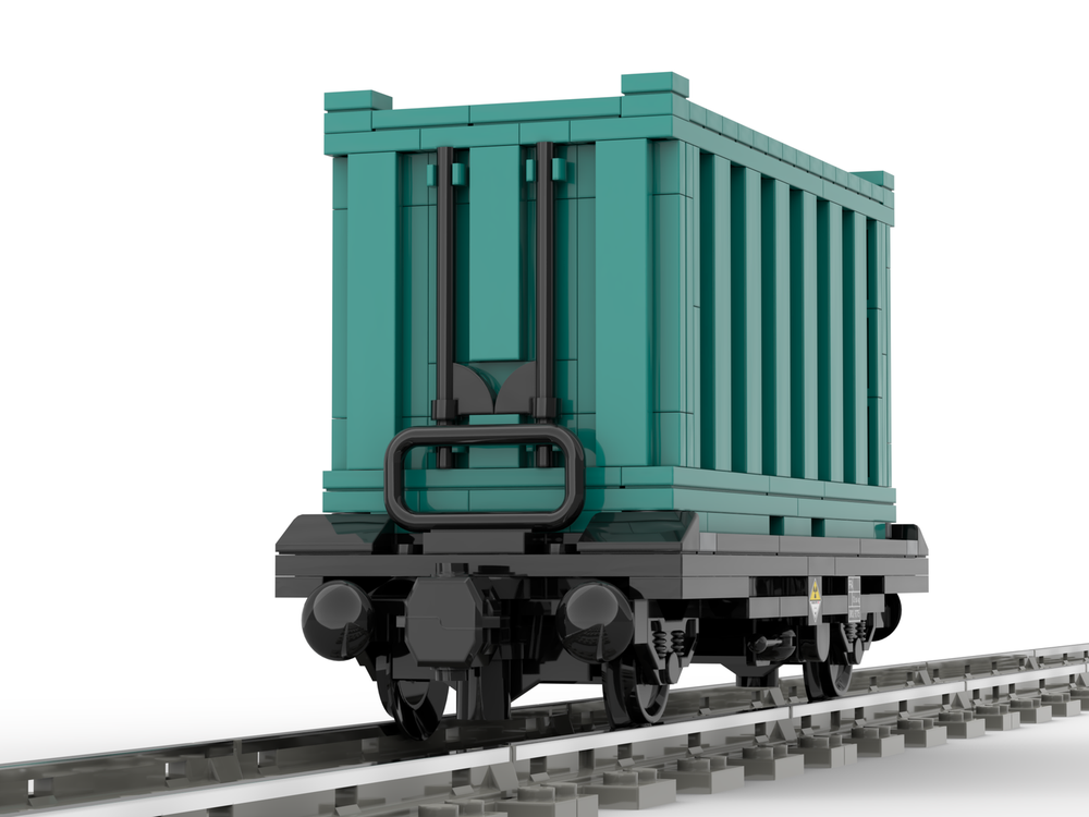 LEGO MOC-159870 Generic Container Wagon 2-axles by langemat ...