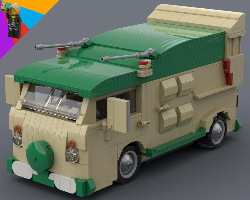 LEGO MOC Teenage Mutant Ninja Turtles Van by Eve n Bricks | Rebrickable ...