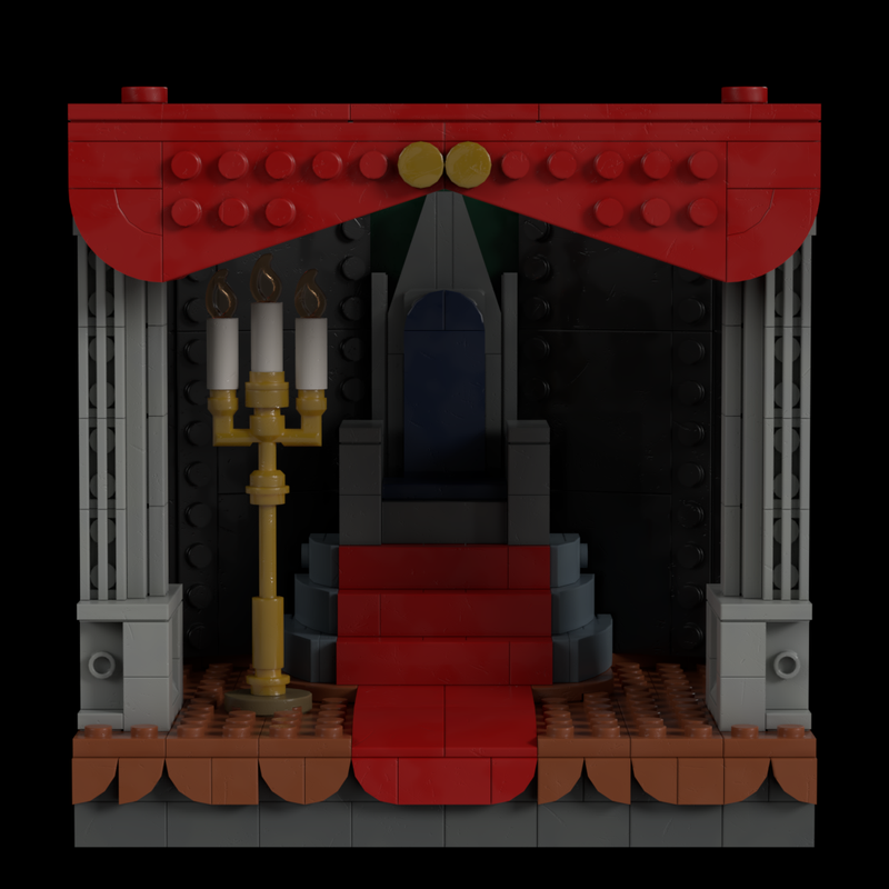 LEGO MOC Cube2: Dracula's Throne Room by Terra_Ender | Rebrickable ...