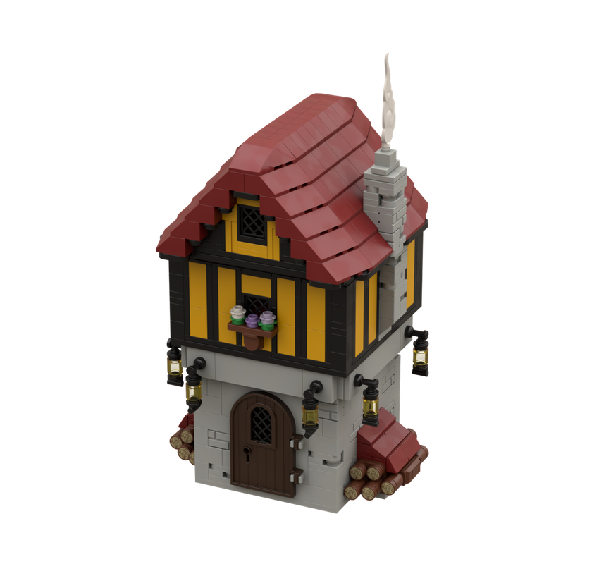 LEGO MOC Tudor Style Home by Rowia.Builds | Rebrickable - Build with LEGO