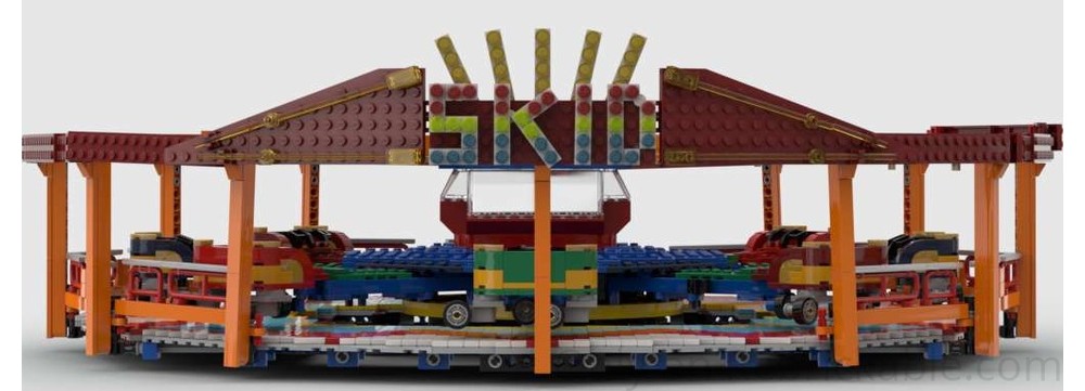 LEGO MOC Skid Fairground ride by Gdale | Rebrickable - Build with LEGO