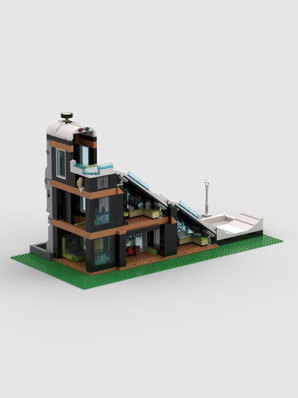 LEGO MOC Ski and Climbing Centre Inverted Corner Modular by ...