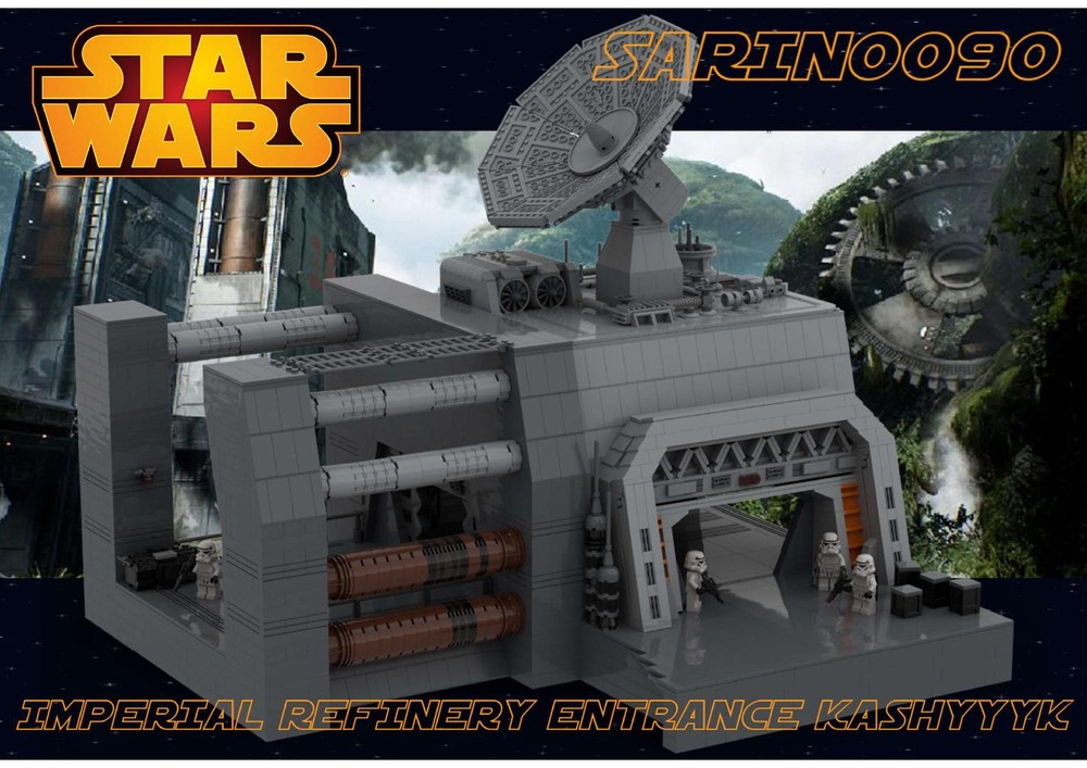 LEGO MOC SW Imperial Refinery Entrance on Kashyyyk by Sarinoo90