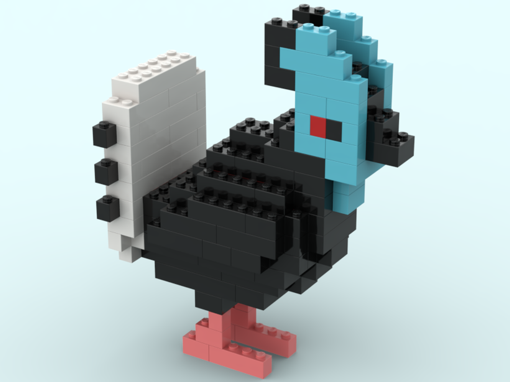 LEGO MOC 11030 Bulwer's Pheasant by Pikminfan67 | Rebrickable - Build ...