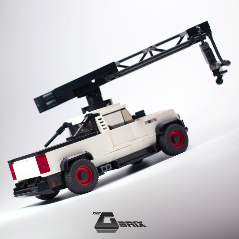 LEGO MOC-160034 6659 TV Camera Crew Speed Champions size remake by