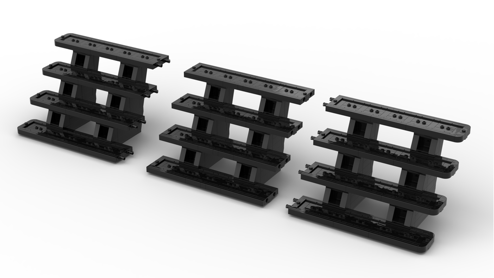 LEGO MOC Display Stand for Lego Minifigures by UTLF Rebrickable