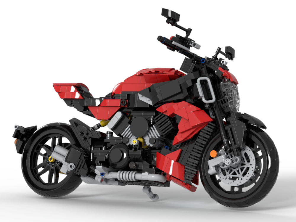 LEGO MOC Ducati Diavel V4 by 3run0