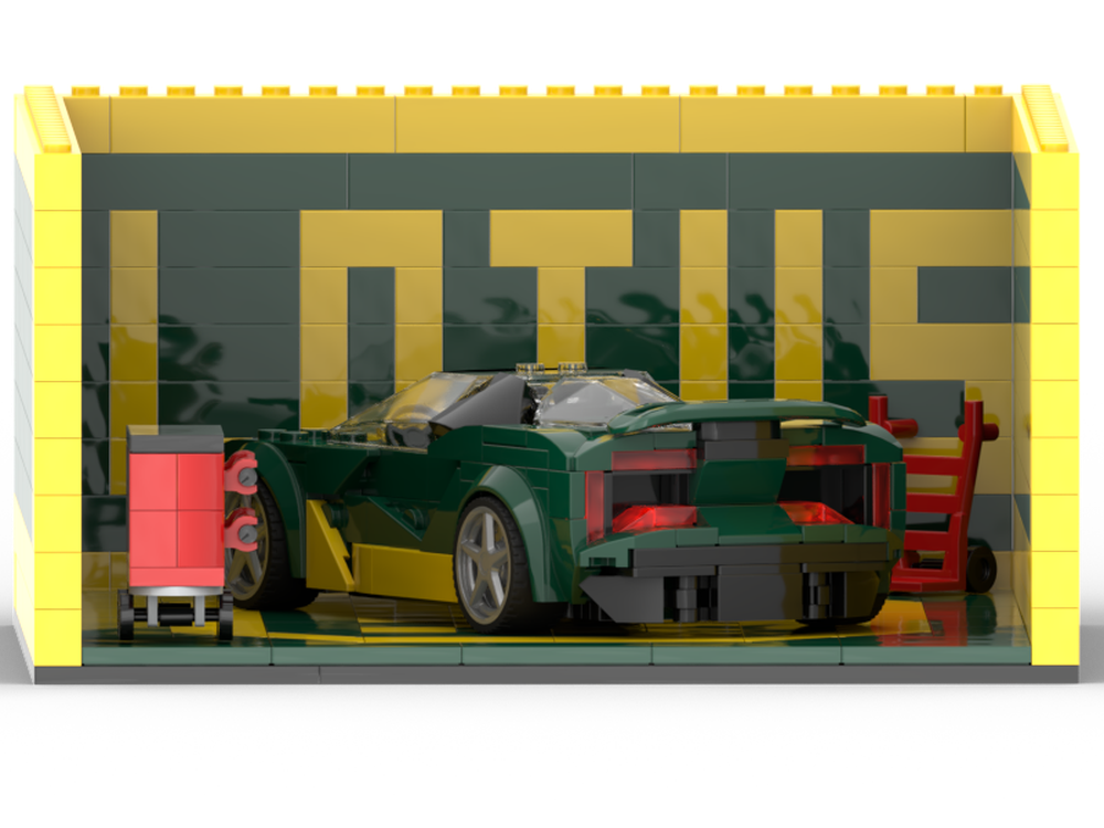 LEGO MOC Speed Champions Garage (Lotus) by ElliL3go | Rebrickable ...