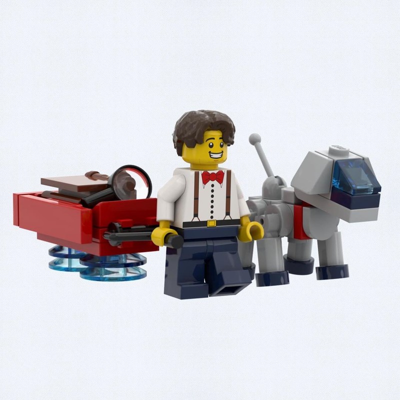 LEGO MOC Robo-dog and Boy by danielbradleyy | Rebrickable - Build with LEGO