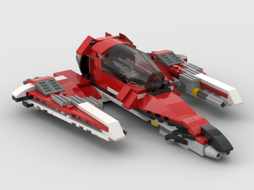 LEGO MOC 31047 Starfighter Red III by R4D3K | Rebrickable - Build with LEGO