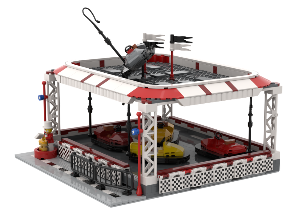 Lego Moc Dodgem Bumper Car Amusement Ride By Brickmocman