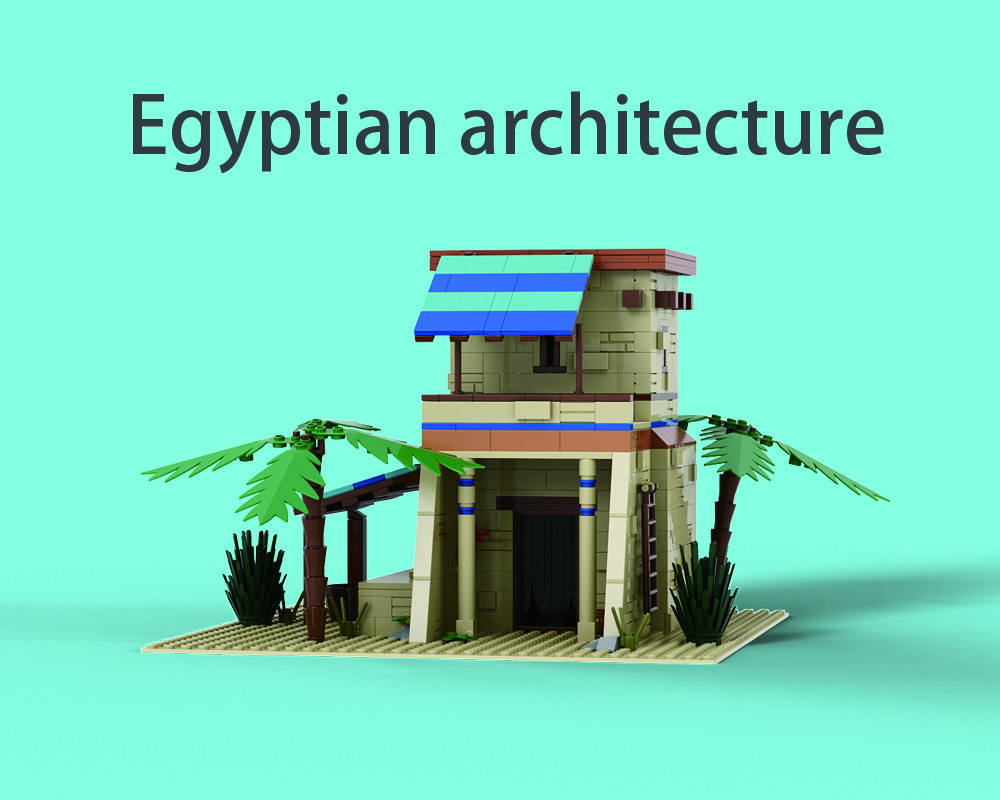 LEGO MOC Egyptian architecture1 by xiaowang | Rebrickable - Build with LEGO