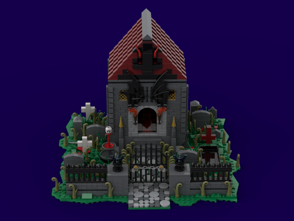 LEGO MOC Halloween Cemetery by Jedi Plb | Rebrickable - Build with LEGO