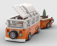 1973 Volkswagen T2 Camper Van with Trailer
