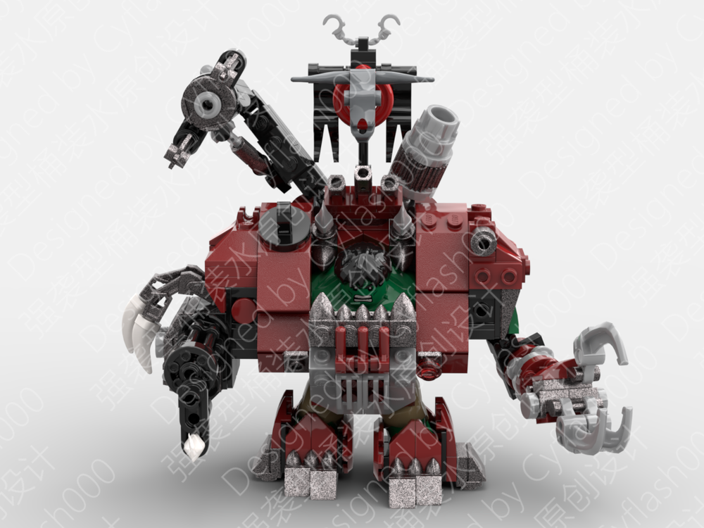 Lego Moc Ork Dreadnought Warhammer 40k By Cyflash000 Rebrickable