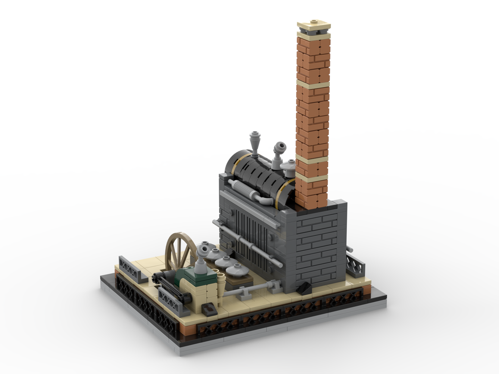 LEGO MOC-160437 Steam Engine Toy, Model, Retro Steampunk Look by ...