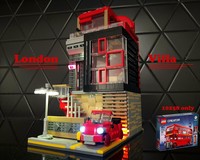London Villa - modular 10258 alternative (with working elevator)