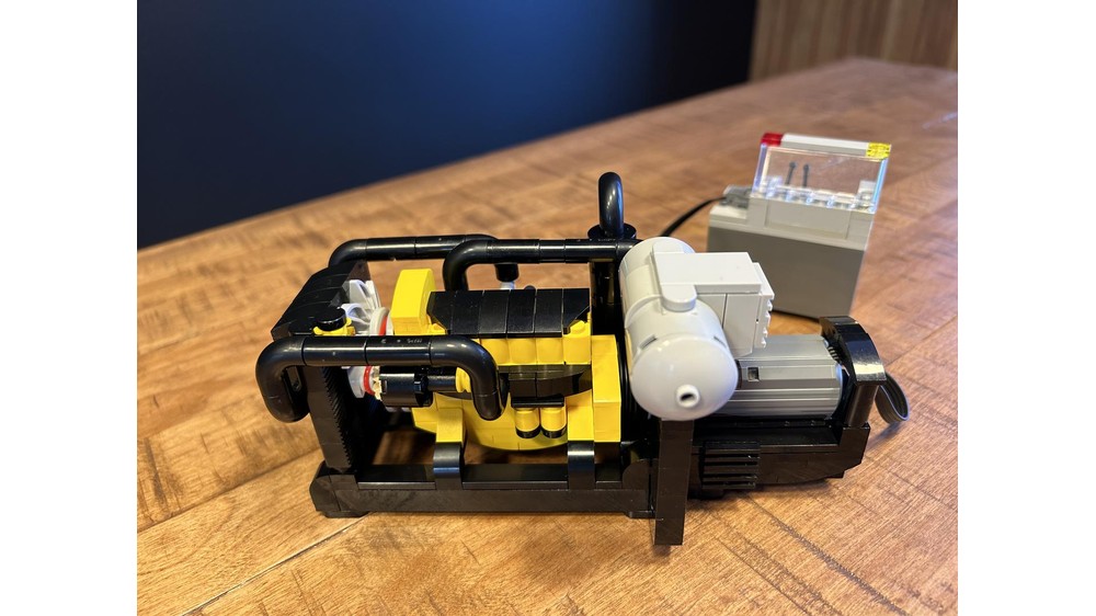 Lego Mini Engine Moc YEECHAO Ideas V8 Engine Building Kit For