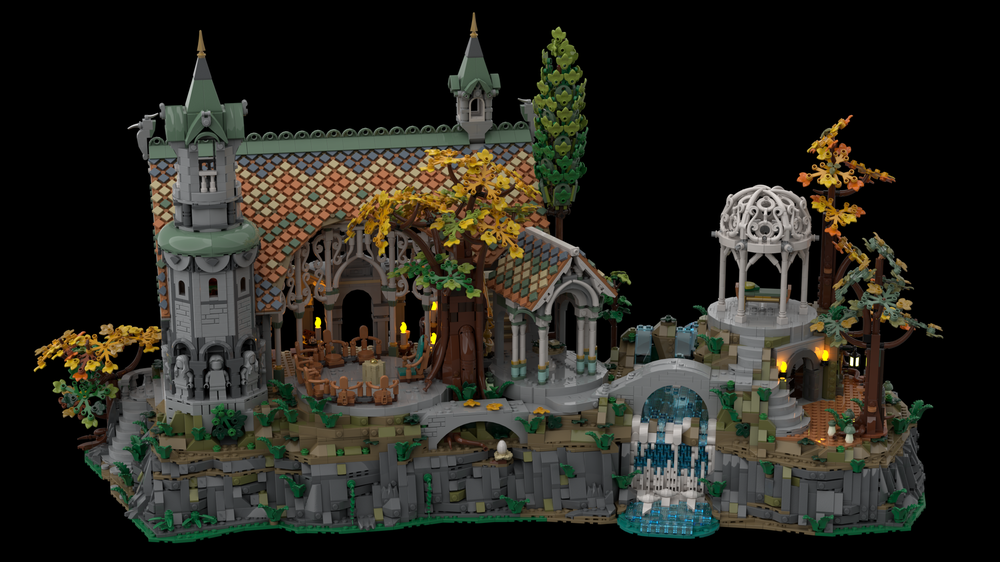 LEGO MOC Rivendell BASE UPGRADE (VERSION 01) by Metz | Rebrickable ...