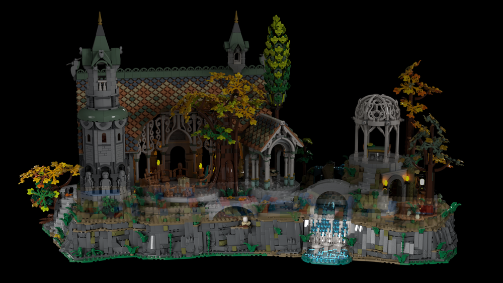 LEGO MOC Rivendell BASE UPGRADE (VERSION 01) by Metz | Rebrickable ...