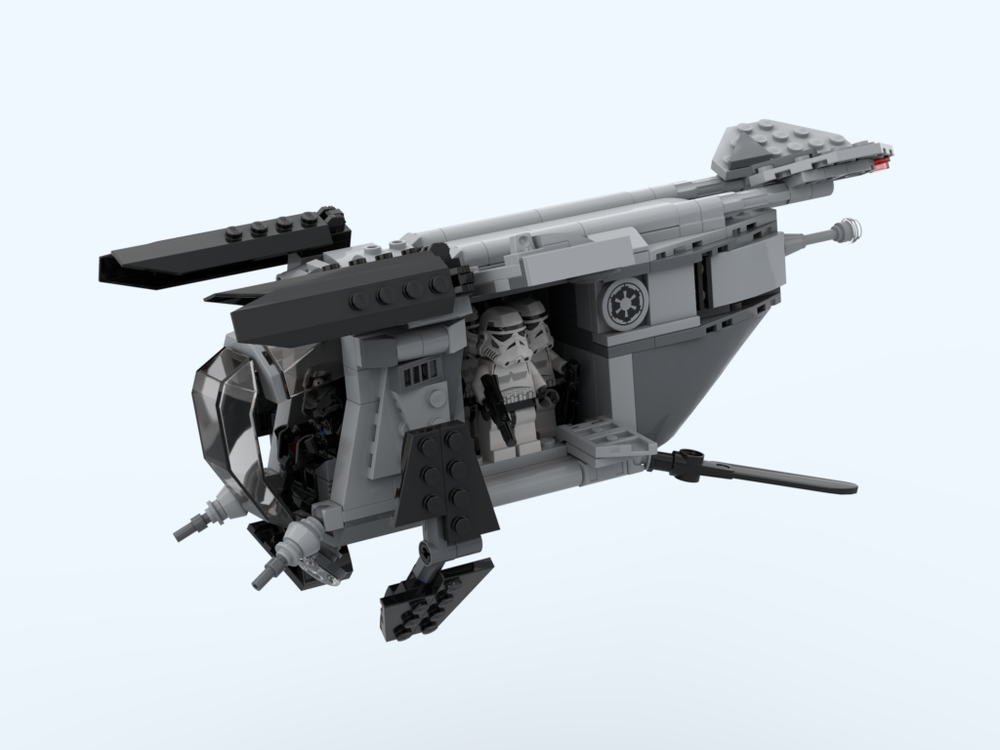 LEGO MOC Imperial LAAT le Patrol Gunship by SomeKindOfShroom