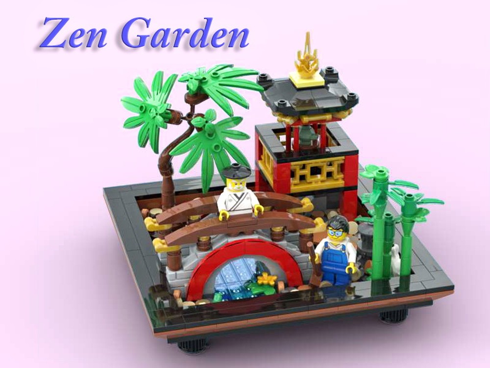 LEGO MOC Zen Garden by ad000 Rebrickable Build with LEGO