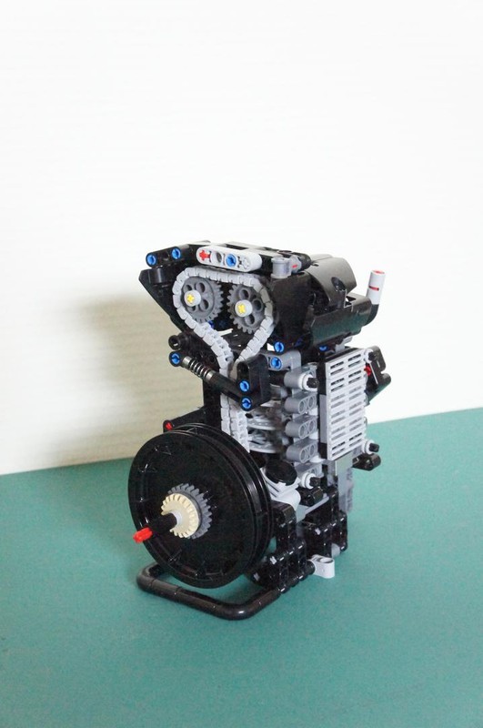 LEGO MOC-160724 42155 4-Strokes Mono Piston Engine by stephane85 ...