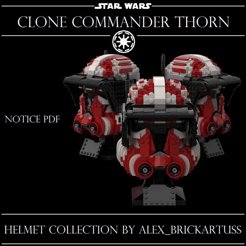 LEGO MOC Helmet Clone Commander thorn by Alex_BricKartuss | Rebrickable ...