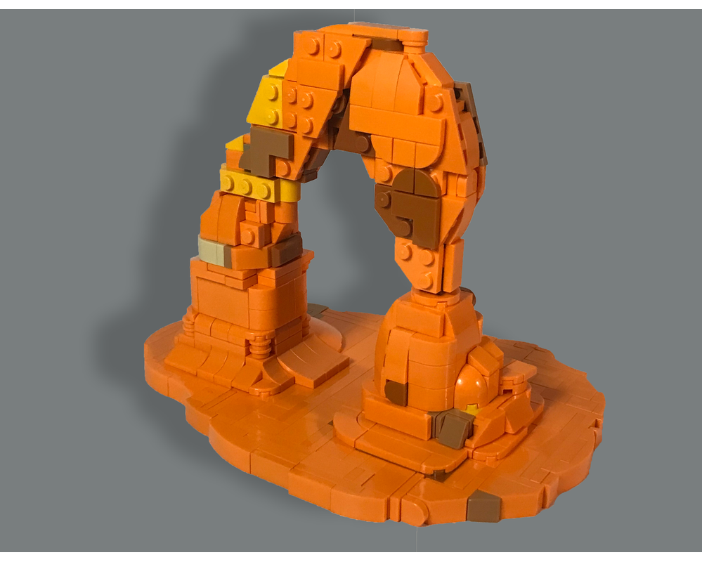 LEGO MOC-160825 Delicate Arch by Sir BuildsALot | Rebrickable - Build ...