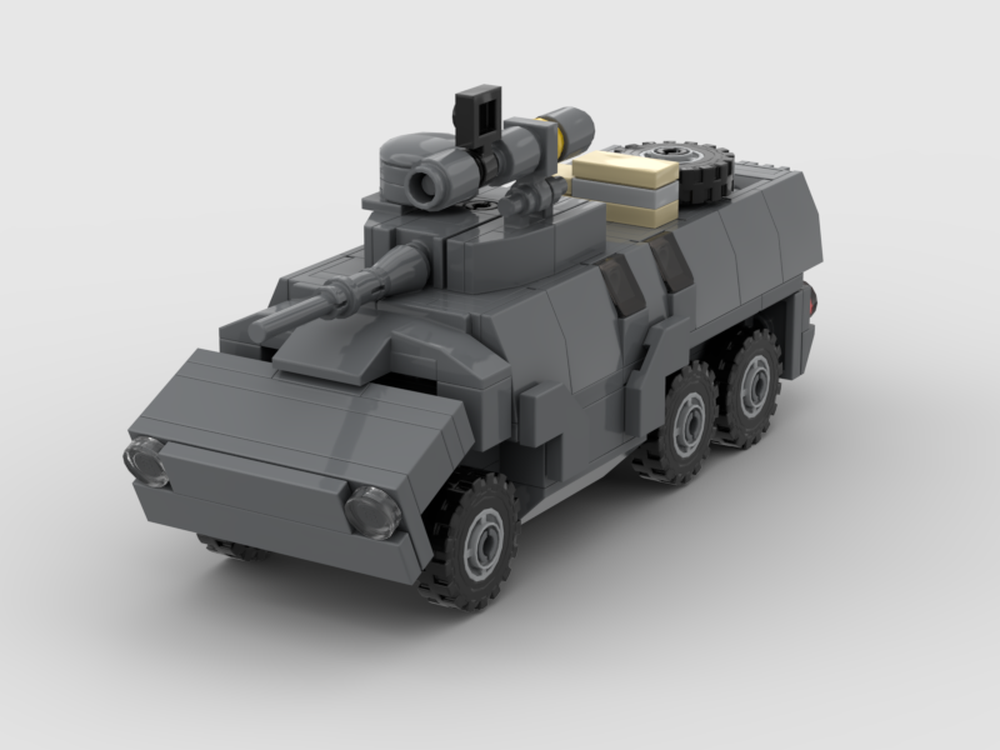 LEGO MOC-160845 Ratel 20 South African wheeled IFV by the_legotanker ...