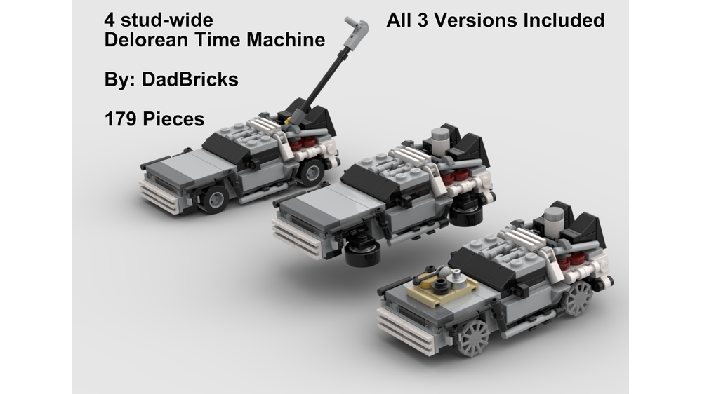 delorean lego