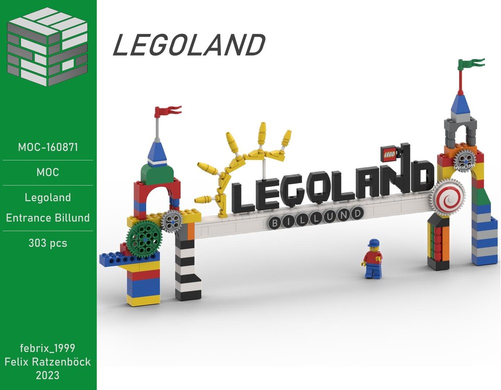 LEGO MOC-160871 Legoland Entrance Billund by febrix_1999 | Rebrickable ...