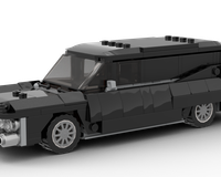 1959 Cadillac Hearse with all black back windows