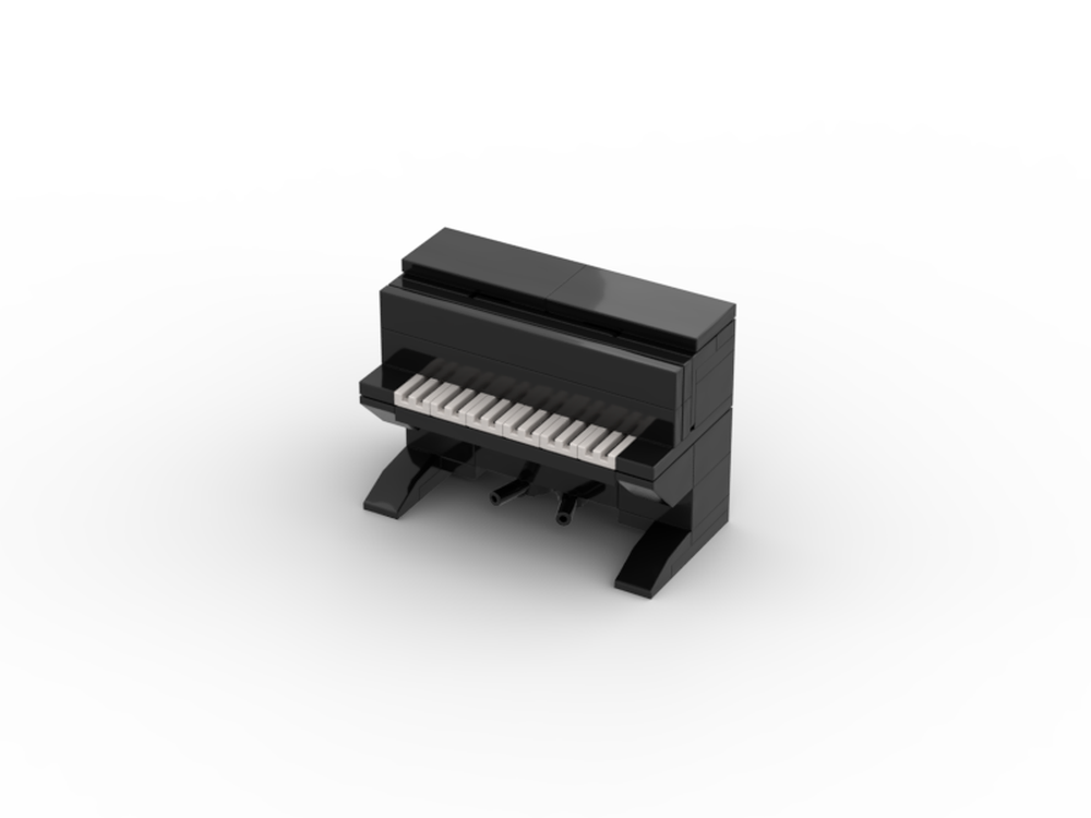 LEGO MOC-161123 upright piano by ByrdBrix | Rebrickable - Build with LEGO