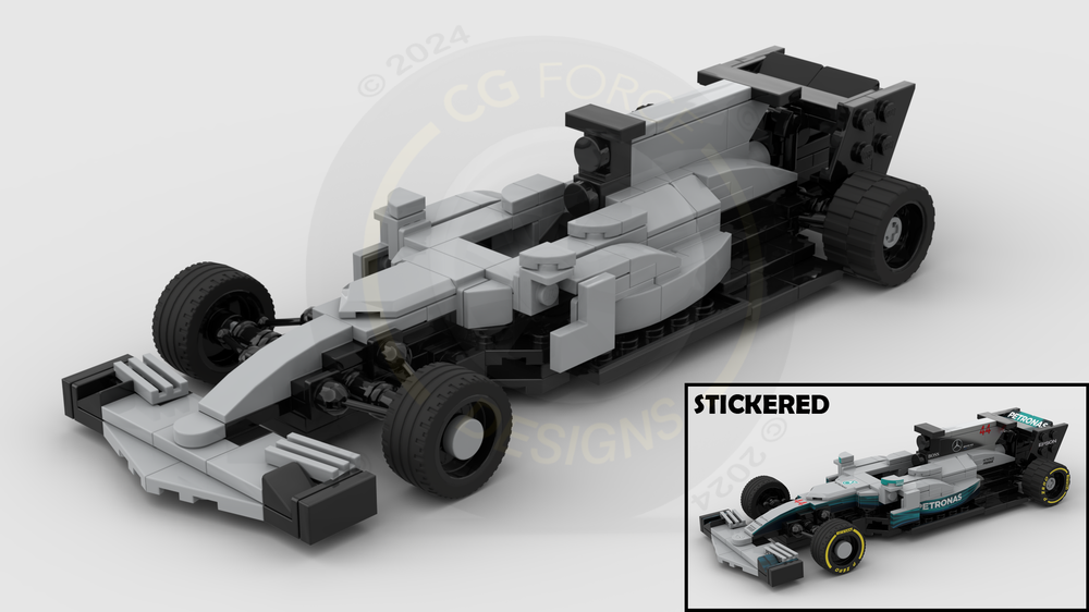 Comparing My Custom Lego Mercedes W12 to The Lego Speed Champions