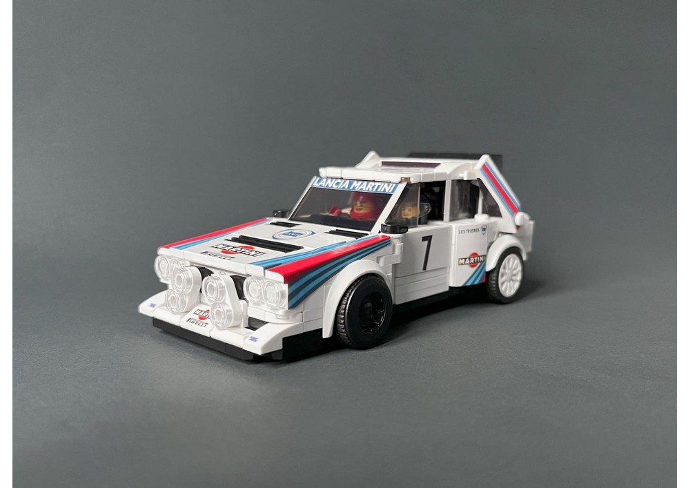 LEGO MOC Lancia Delta S4 - Speed Champions 8 Studs wide by AbFab74
