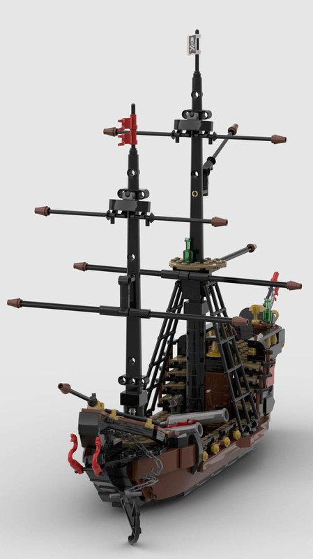 LEGO MOC Piggy Pirate Ship 2.0 by timeremembered