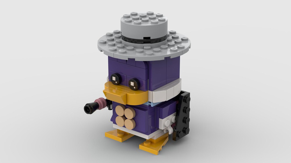 LEGO MOC darkwing duck brickhead by brrrt Rebrickable Build with LEGO