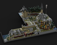 LEGO MOC Wizard Castle and Ground (76419) Expansion by