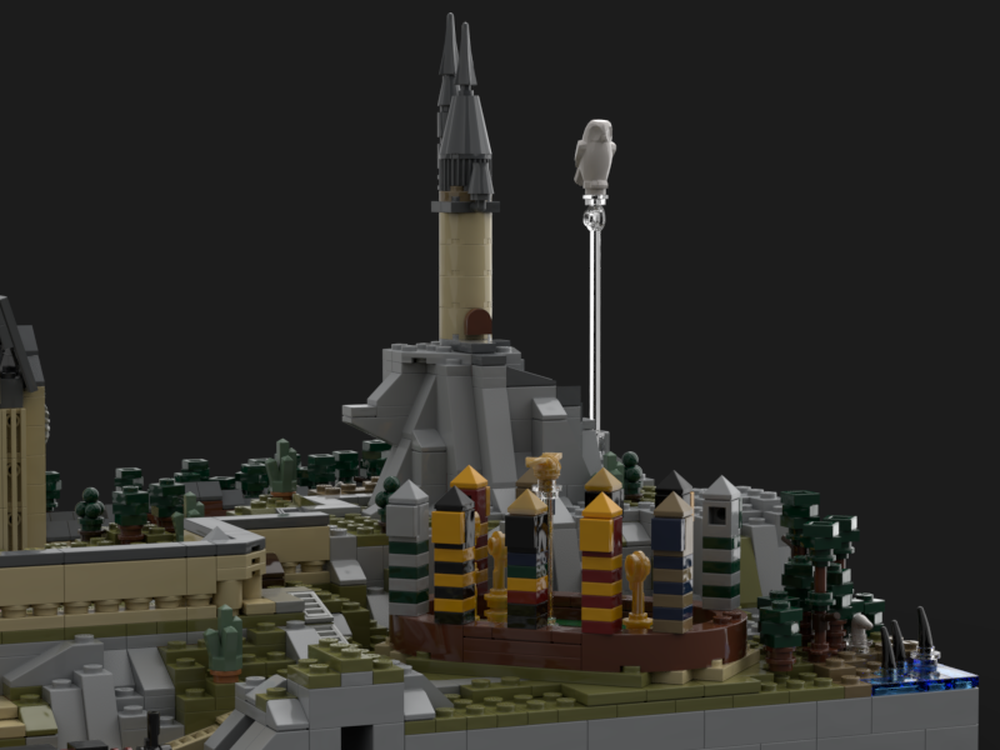 LEGO MOC Wizard Castle and Ground (76419) Expansion by Wirendra